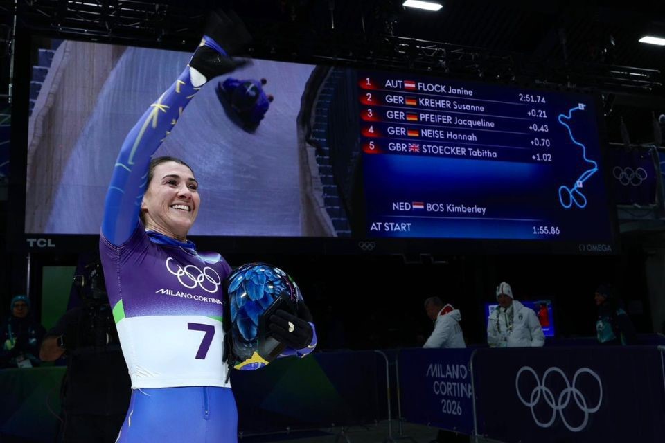 Nicole Silveira, atleta brasileira de skeleton/Gabriel Heusi / COB