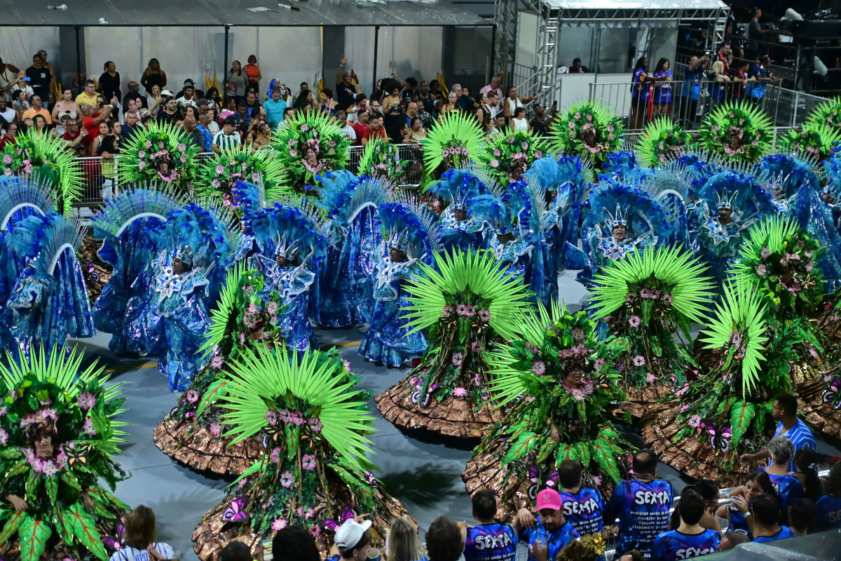 Desfile escolas de samba de São Paulo/Eduardo Carmim/Agência O Dia/Estadão Conteúdo