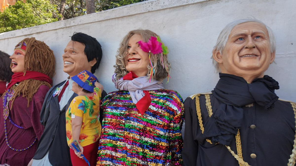 Bonecos Gigantes da Embaixada dos Bonecos Gigantes do Recife/Wanderson Oliveira/DP Foto