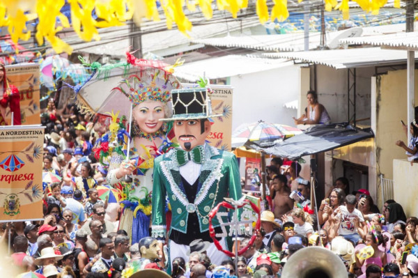 37&ordm; Encontro dos Bonecos Gigantes, em Olinda.  ( Wanderson Oliveira/DP)