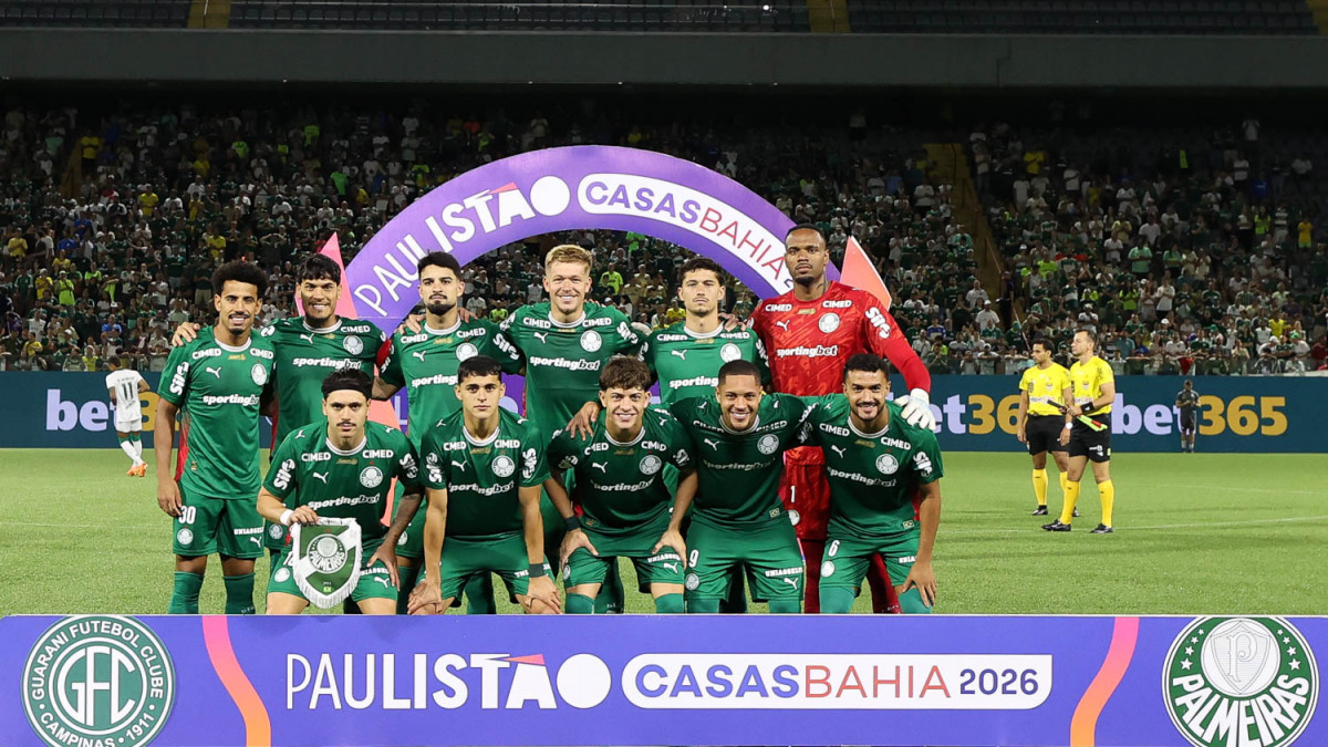 Jogadores do Palmeiras/Divulgação/Palmeiras