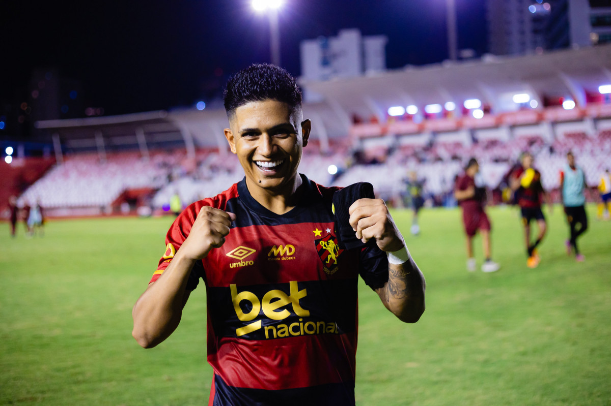 Gustavo Maia, atacante do Sport/Paulo Paiva/Sport Recife