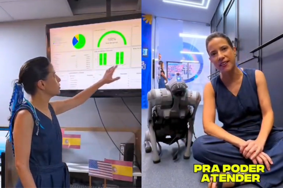 Em suas redes sociais, Raquel Lyra mostrou o Centro Integrado de Operações de Defesa Social (CIODS)/Foto: Reprodução/Redes sociais