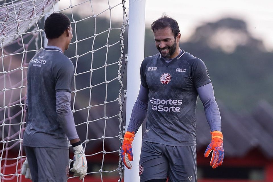 Muriel, goleiro do Náutico/Rafael Vieira / CNC