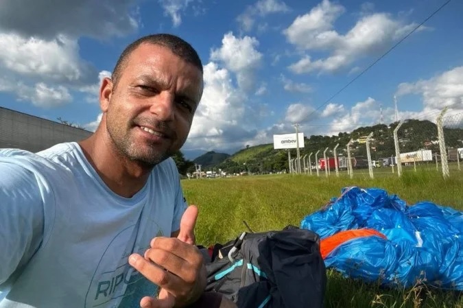 Rodolfo Pascoal e a turista Jenny Colôn Rodríguez praticavam voo de asa delta na Praia de São Conrado no momento do acidente/Reprodução/Instagram