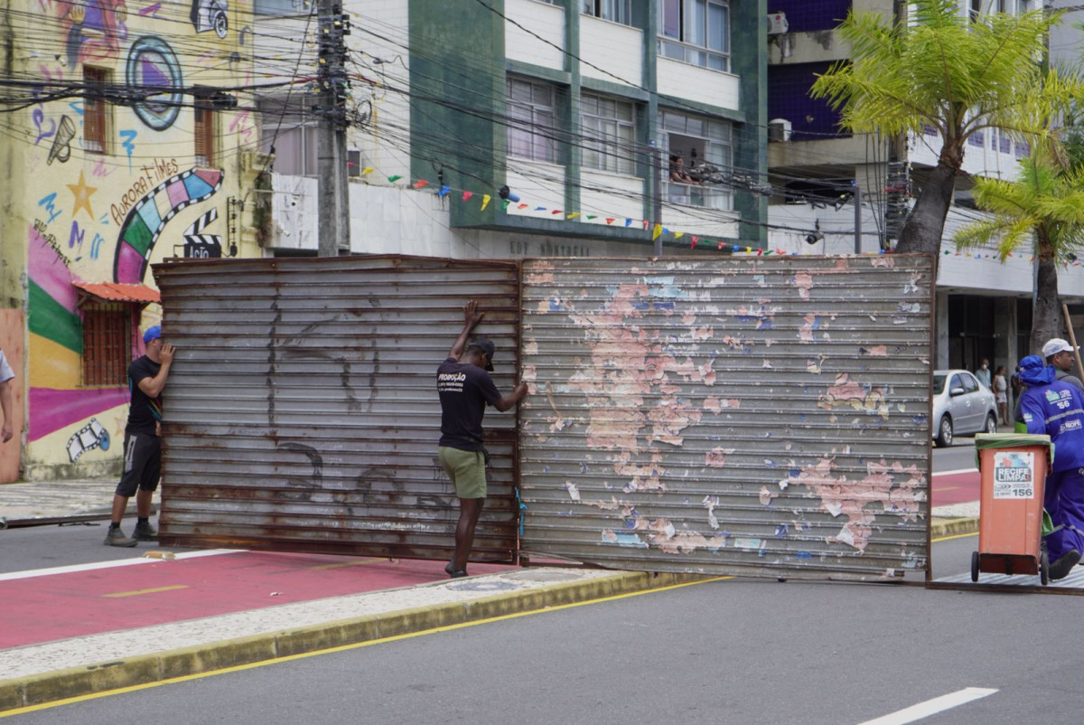 Estrutura da "Drilha São João Gomes" (Foto: Francisco Silva/DP Foto)