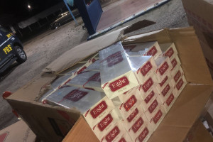 Carga de cigarro paraguaio foi avaliada em R$ 250 mil
