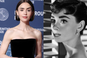 Lily Collins ser&aacute; Audrey Hepburn em filme sobre bastidores de 'Bonequinha de Luxo'