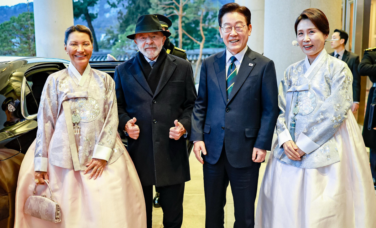 Banquete de Estado oferecido pelo Presidente da República da Coreia, Lee Jae-myung, e pela senhora Kim Hea Kyung em homenagem ao Presidente da República e à senhora Janja Lula da Silva/Foto: Ricardo Stuckert/ PR