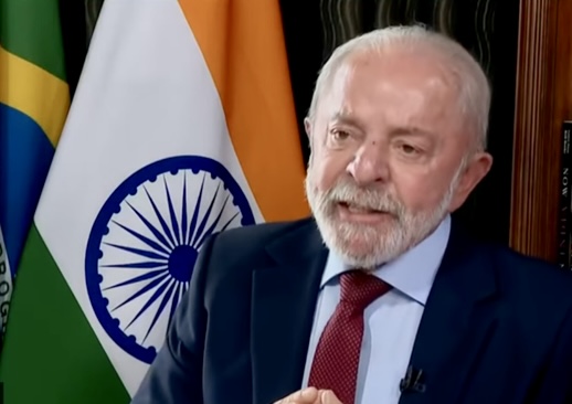 Presidente Luiz Inácio Lula da Silva (PT) em visita à Índia/Foto: Reprodução/Blog Dantas Barreto