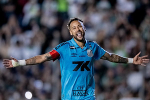 Neymar, atacante do Santos