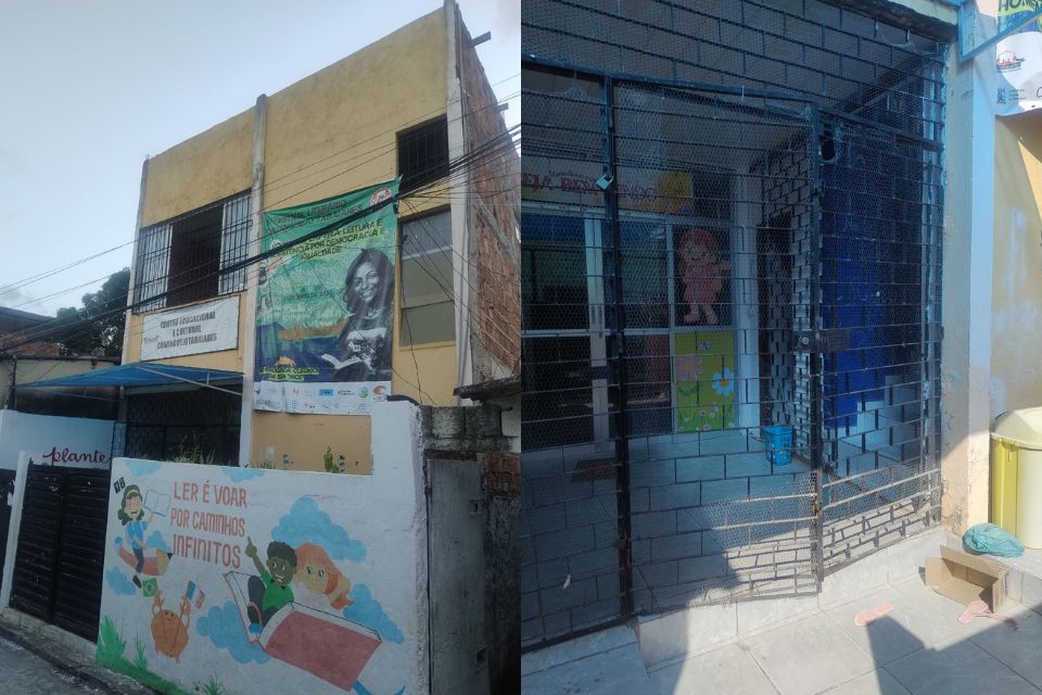 Com 20 anos de funcionamento, a biblioteca foi construída pelos próprios moradores da comunidade e luta para se manter com recursos de editais e apoiadores/Foto: Cortesia