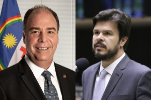 Ex-senador Fernando Bezerra (MDB-PE) e deputado Fernando Filho (Uni&atilde;o-PE)