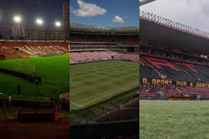 Est&aacute;dio dos Aflitos, Arena de Pernambuco e Ilha do Retiro