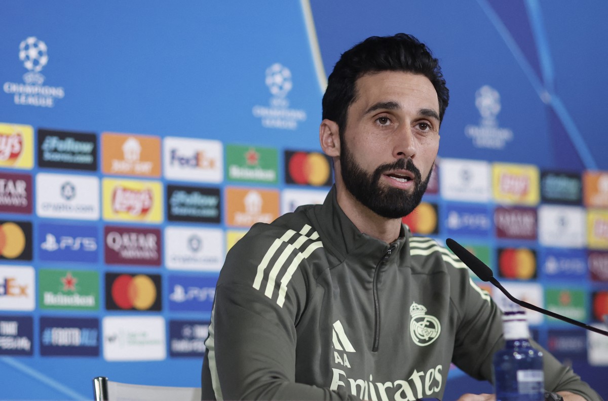 Alvaro Arbeloa, técnico do Real Madrid/ OSCAR DEL POZO / AFP