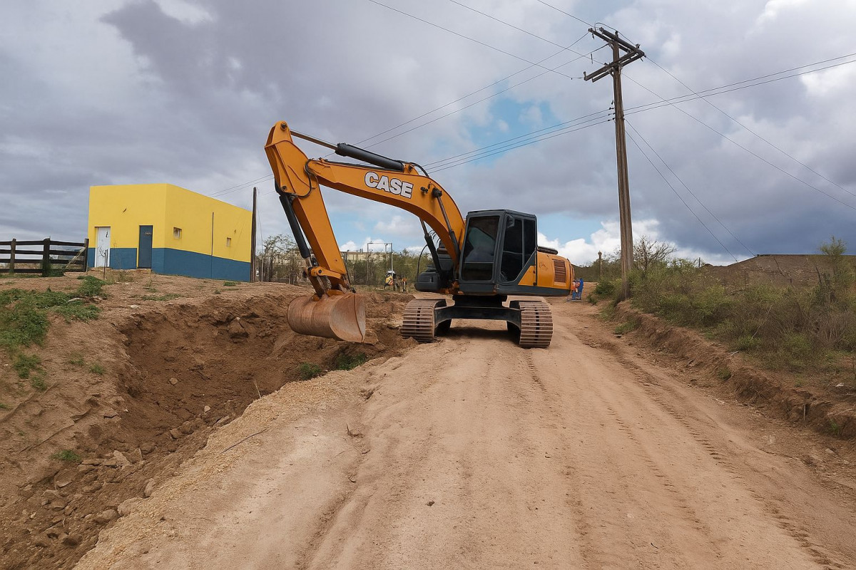 Obras em estradas após fortes chuvas (Foto: DER/Divulgação)