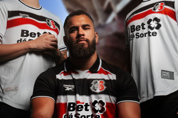 Uniformes I e II do Santa Cruz com a Reebok