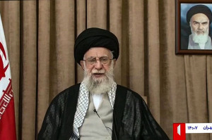  L&iacute;der supremo do Ir&atilde;, o aiatol&aacute; Ali Khamenei.