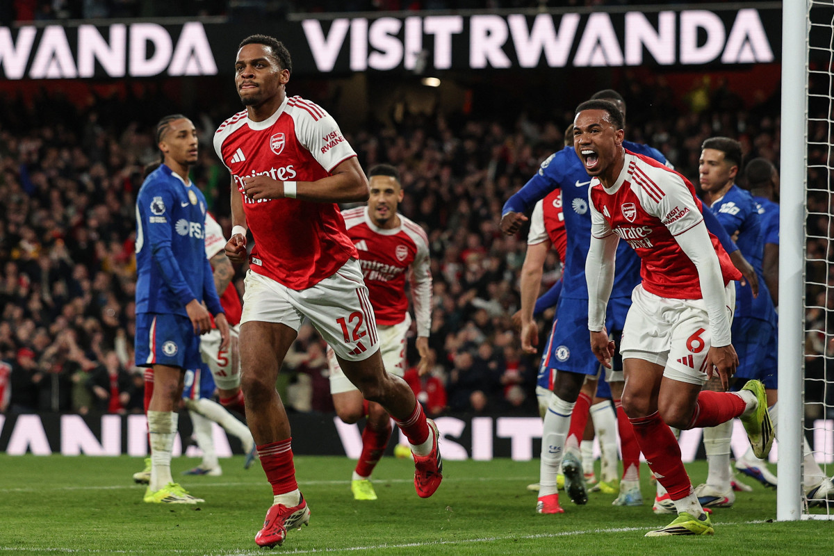 Arsenal venceu o Chelsea pela Premier League /ADRIAN DENNIS / AFP