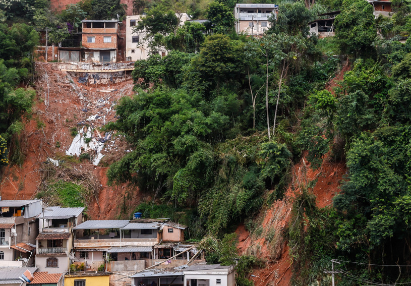  Bairro Três Moinhos, um dos mais afetados em Juiz de Fora/Tânia Rego/Agência Brasil