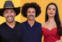 Alberto Cowboy, Breno e Jordana est&atilde;o no Pared&atilde;o Falso do BBB 26 - Globo/ Manoella Mello