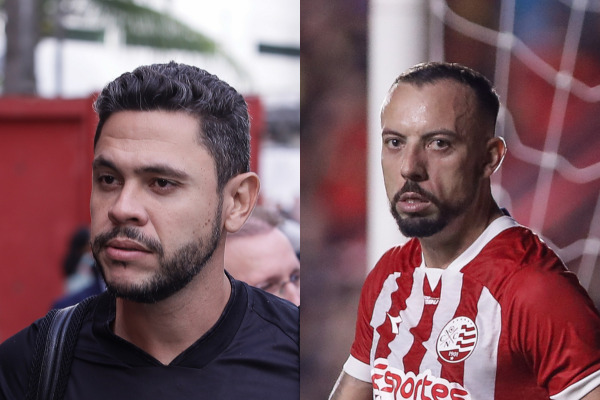 Técnico do Náutico afasta polêmica sobre substituição do artilheiro na Ilha do Retiro. /Fotos: Rafael Vieira/CNC