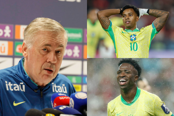 Copa do Mundo 2026: sem Rodrygo e a 100 dias do Mundial, veja como está a Seleção Brasileira de Ancelotti/Fotos: Rafael Ribeiro/CBF