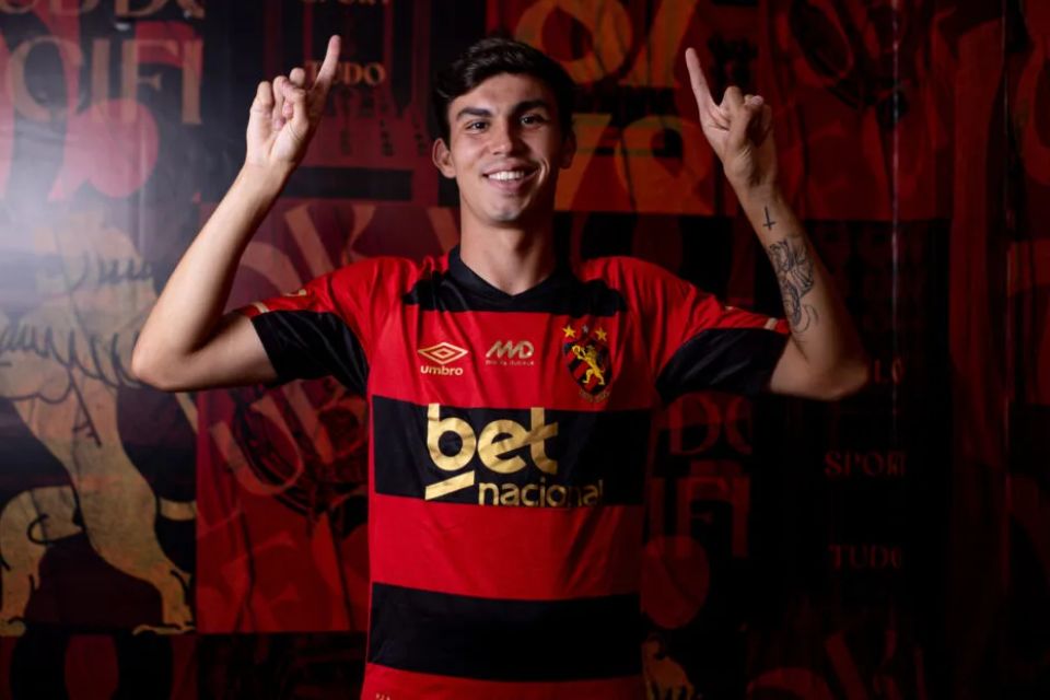 Meio-campista Biel, reforço do Sport/Igor Cysneiros/SCR