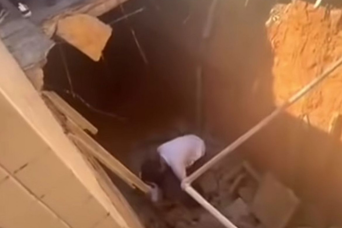 Estudante pulou em cratera para ajudar jovem ferida em escola (Foto: Reprodução/Instagram)