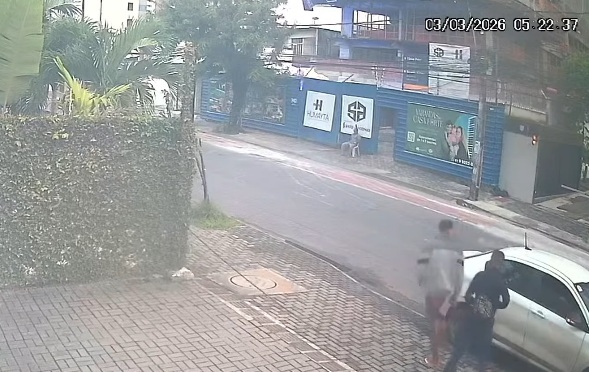 Vídeo: novo ângulo mostra execução de motorista por aplicativo em Casa Forte, zona norte do Recife/Reprodução/TV Guararapes