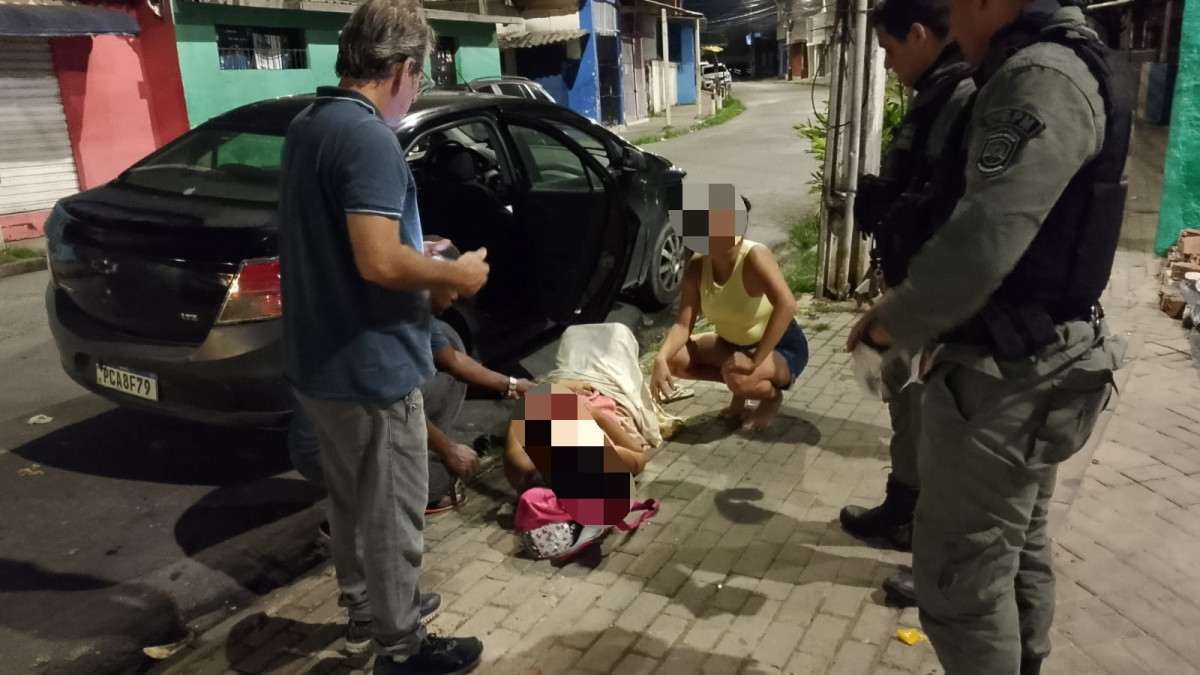 Pms ajudaram mulher a dar á luz no Recife /Divulgação 