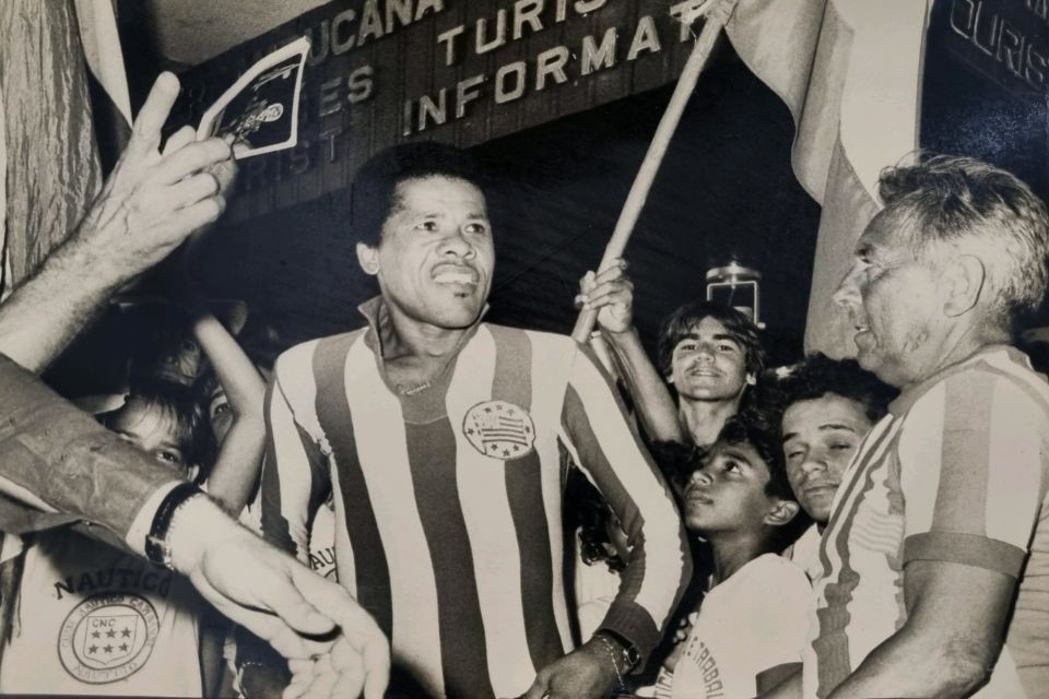 Dadá Maravilha em passagem pelo Náutico/Edvaldo Rodrigues/Acervo DP