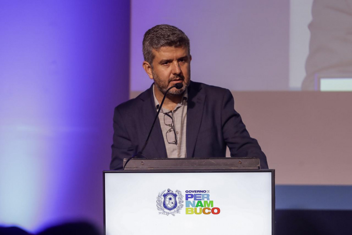 Audiência pública da concessão do Metrô do Recife -  Secretário de Projetos Estratégicos do Estado, Rodrigo Ribeiro (Foto: Rafael Vieira/DP Foto)