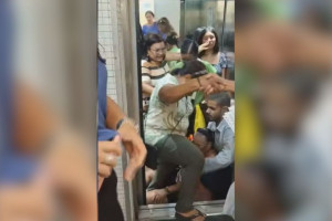 A queda do elevador aconteceu nesta quarta (04), no Condom&iacute;nio Comercial Galeria Santo Ant&ocirc;nio, localizada no bairro de Boa Viagem  na Zona Sul do Recife