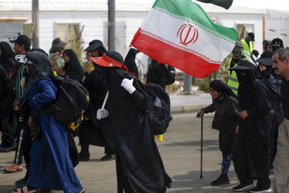 Bandeira do Irã/AHMAD AL-RUBAYE / AFP