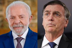 Presidente da Rep&uacute;blica, Luiz In&aacute;cio Lula da Silva, e o ex-presidente Jair Bolsonaro