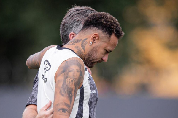 Neymar, atacante do Santos