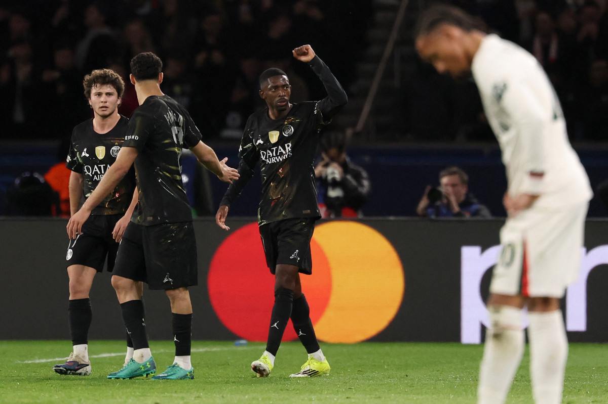 Ousmane Dembele, atacante do Paris Saint-Germain/FRANCK FIFE / AFP