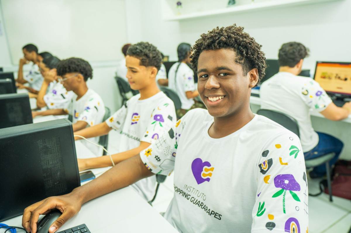 As inscrições podem ser feitas presencialmente na sede do Instituto Shopping Guararapes, localizado na área externa do Shopping Guararapes, das 9h às 11h e das 14h às 18h./Foto: Divulgação / Instituto Shopping Guararapes