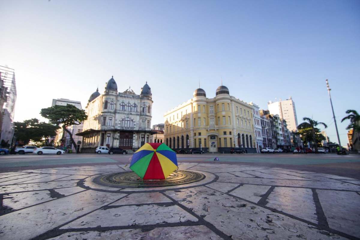 Marco Zero, no Recife/Foto: Crysli Viana/DP Foto