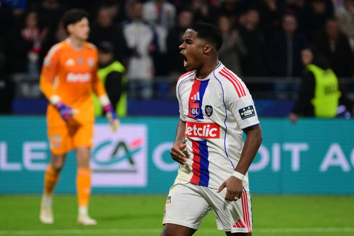 Endrick em campo pelo Lyon./Foto: Olivier CHASSIGNOLE / AFP