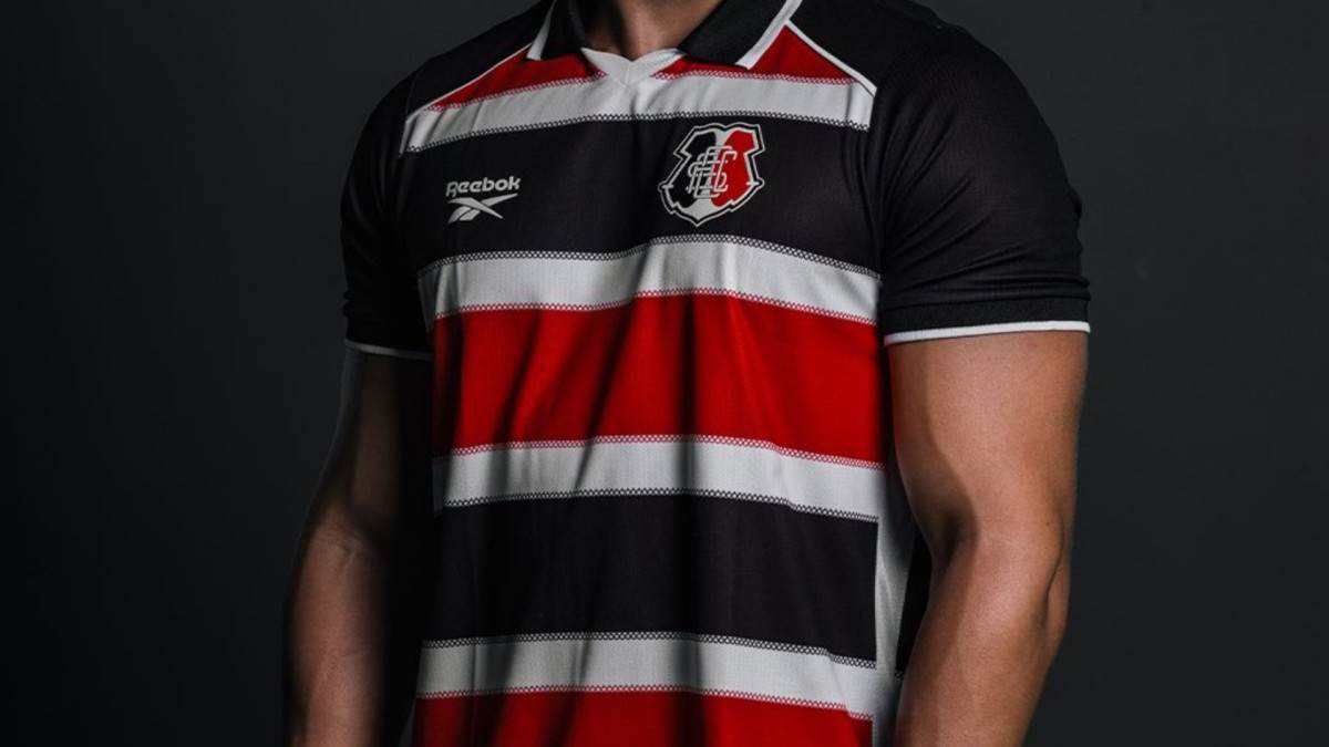 Camisa do Santa Cruz, da Reebok/Divulgação/SCFC