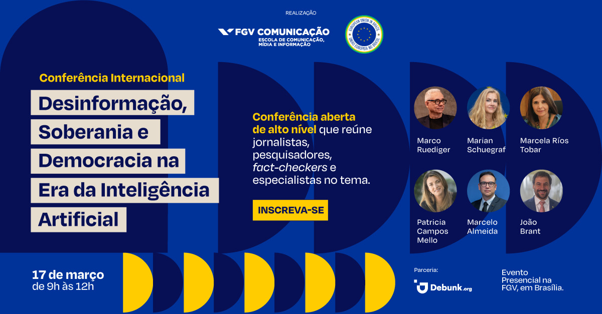 Conferência será realizada em Brasília/Divulgação/FGV