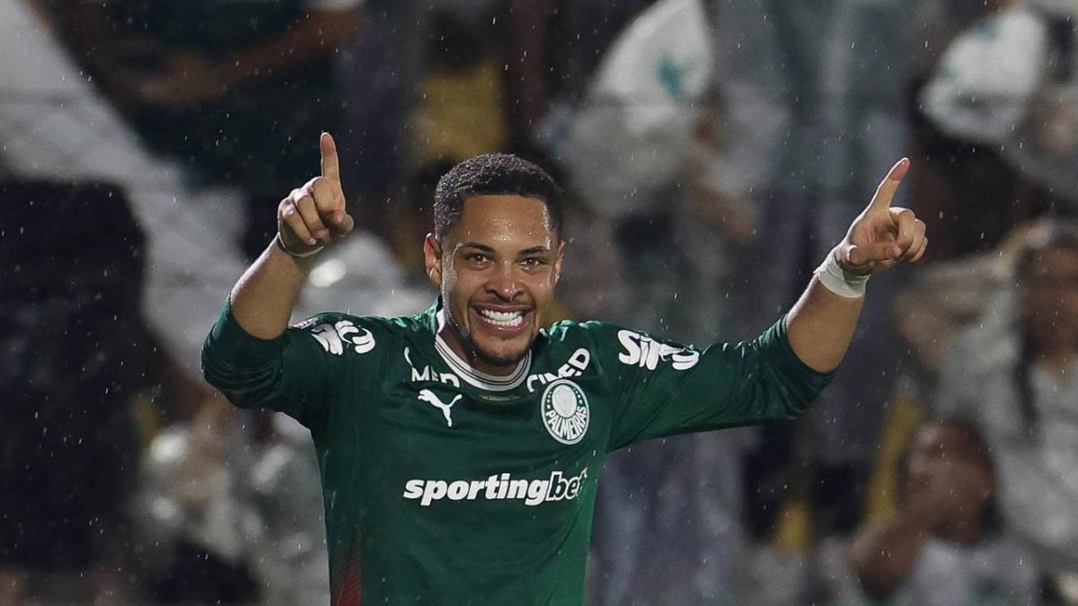 Vitor Roque, atacante do Palmeiras/Divulgação/Palmeiras