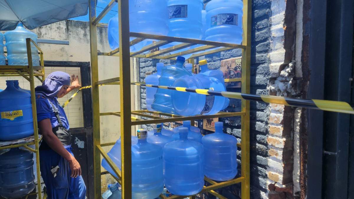 Demarcação da prefeitura na casa da família Faud (Marília Parente/DP)