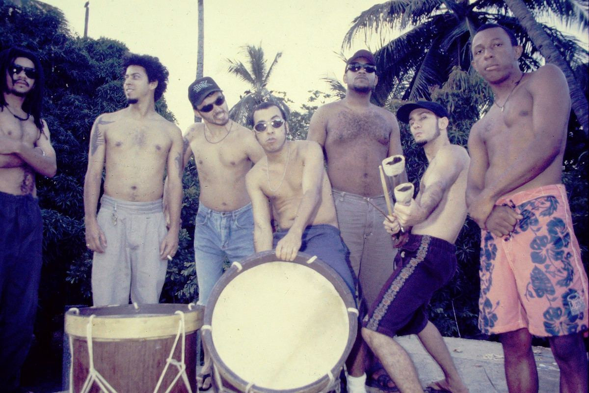 Chico Science e a Nação Zumbi em 1995. (Clemilson Campos/Acervo DP)