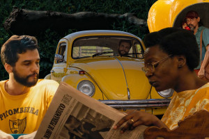 O Diario de Pernambuco &eacute; personagem de "O Agente Secreto" e marca a trama ao lado de outros elementos visuais, como a perna cabeluda, o fusca amarelo e a camisa da Pitombeira.