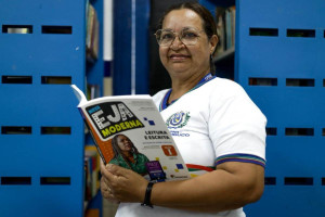 Simone Maria &eacute; estudante do m&oacute;dulo V da EJA, que corresponde ao 6&ordm; ano do ensino fundamental