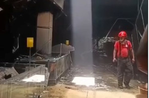 Imagens mostram como ficou parte interna do shopping