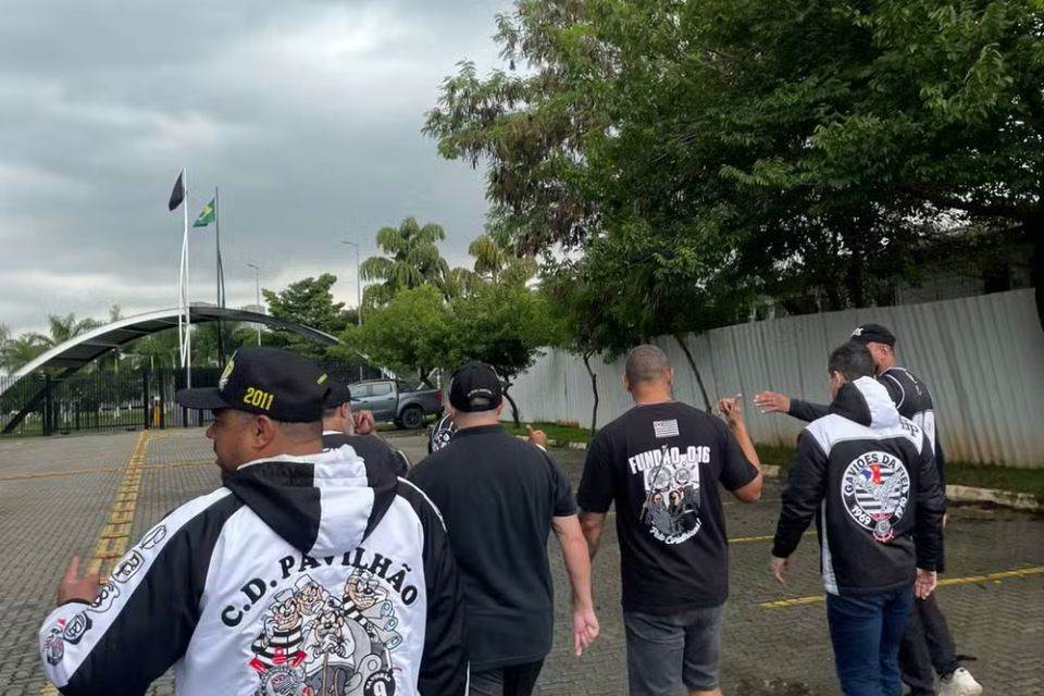 Organizada no CT do Corinthians/Reprodução